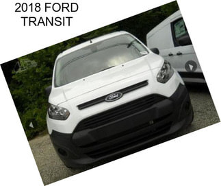 2018 FORD TRANSIT