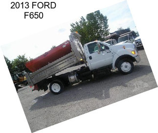 2013 FORD F650