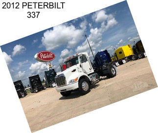 2012 PETERBILT 337