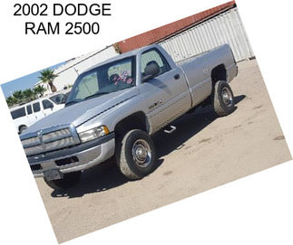 2002 DODGE RAM 2500