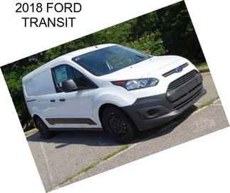 2018 FORD TRANSIT