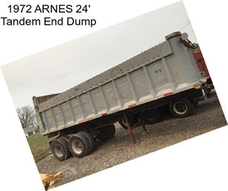 1972 ARNES 24\' Tandem End Dump