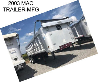 2003 MAC TRAILER MFG