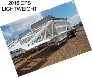 2016 CPS LIGHTWEIGHT