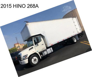 2015 HINO 268A