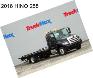 2018 HINO 258