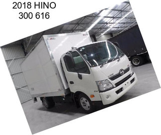 2018 HINO 300 616