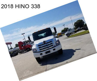 2018 HINO 338