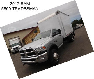 2017 RAM 5500 TRADESMAN