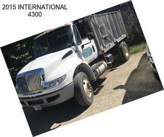 2015 INTERNATIONAL 4300