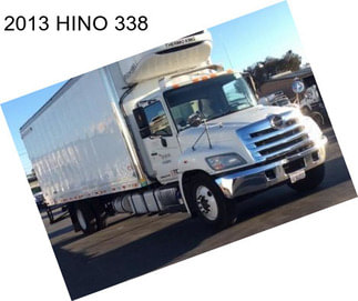 2013 HINO 338