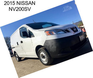 2015 NISSAN NV200SV