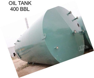 OIL TANK 400 BBL