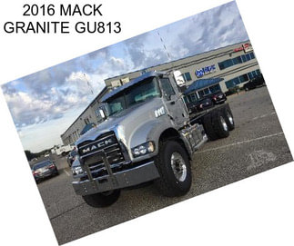 2016 MACK GRANITE GU813