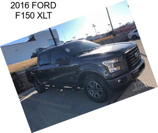 2016 FORD F150 XLT