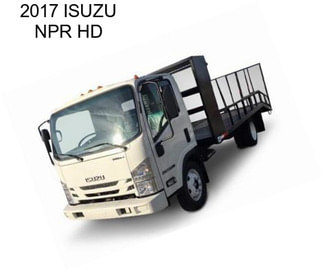 2017 ISUZU NPR HD