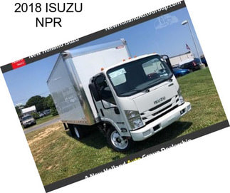 2018 ISUZU NPR