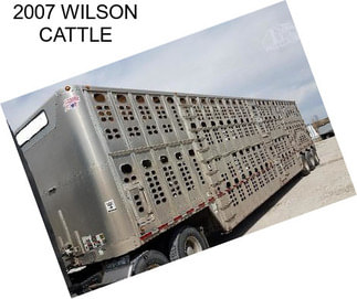 2007 WILSON CATTLE