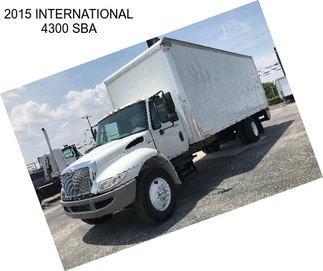 2015 INTERNATIONAL 4300 SBA