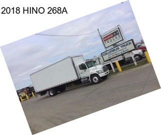 2018 HINO 268A