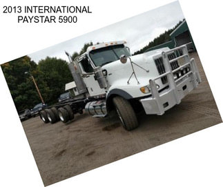 2013 INTERNATIONAL PAYSTAR 5900