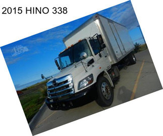 2015 HINO 338