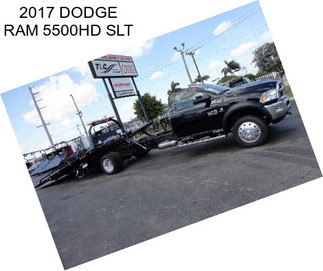 2017 DODGE RAM 5500HD SLT