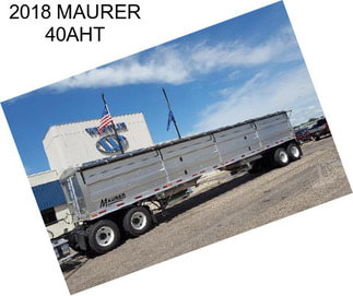 2018 MAURER 40AHT