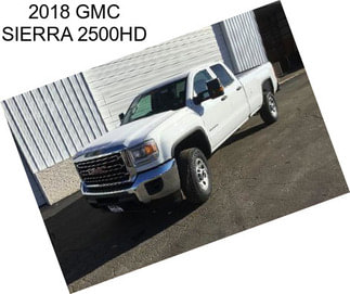 2018 GMC SIERRA 2500HD