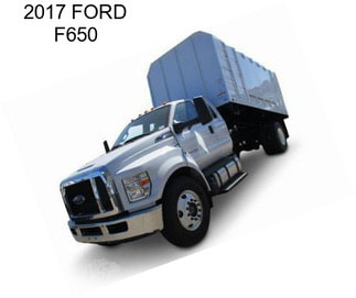 2017 FORD F650