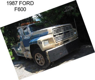 1987 FORD F600