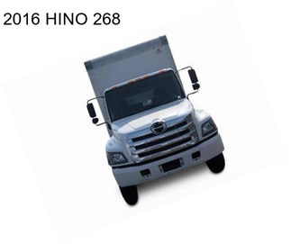 2016 HINO 268