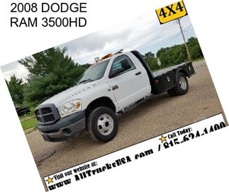 2008 DODGE RAM 3500HD