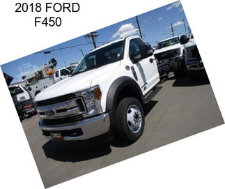 2018 FORD F450