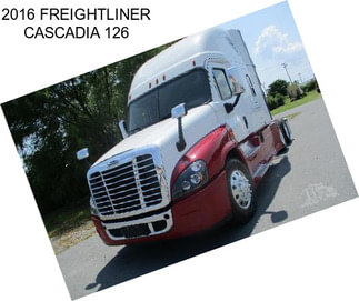 2016 FREIGHTLINER CASCADIA 126