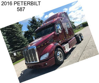 2016 PETERBILT 587