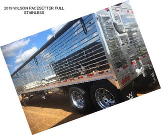 2019 WILSON PACESETTER FULL STAINLESS