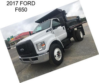 2017 FORD F650