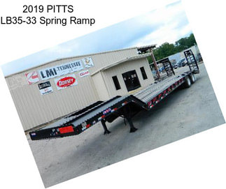 2019 PITTS LB35-33 Spring Ramp