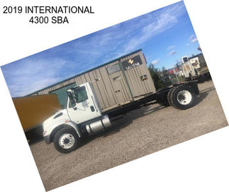 2019 INTERNATIONAL 4300 SBA