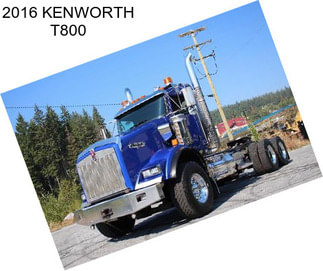 2016 KENWORTH T800