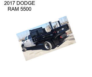 2017 DODGE RAM 5500