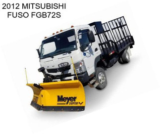 2012 MITSUBISHI FUSO FGB72S