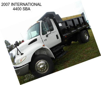 2007 INTERNATIONAL 4400 SBA