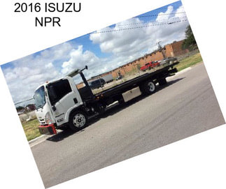 2016 ISUZU NPR