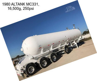 1980 ALTANK MC331, 16,500g, 250psi