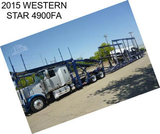 2015 WESTERN STAR 4900FA