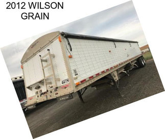 2012 WILSON GRAIN