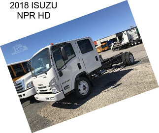 2018 ISUZU NPR HD