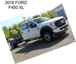 2018 FORD F450 XL